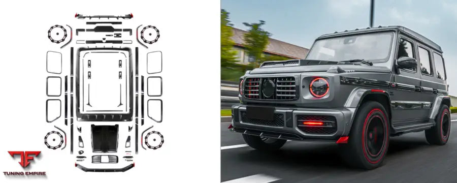 MERCEDES BENZ G-CLASS W464 RAZOR CARBON BODY KIT