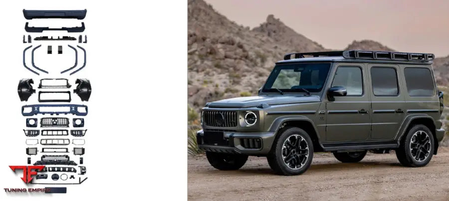 MERCEDES BENZ G-CLASS W464 UPGRADE to 2025 W465 G63 BODY KIT