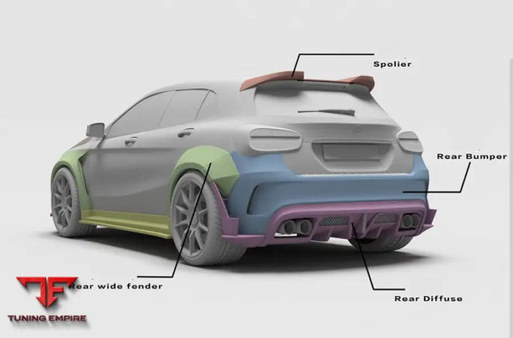 MERCEDES BENZ GLA45 CARBON FIBER BODY KIT PARTS