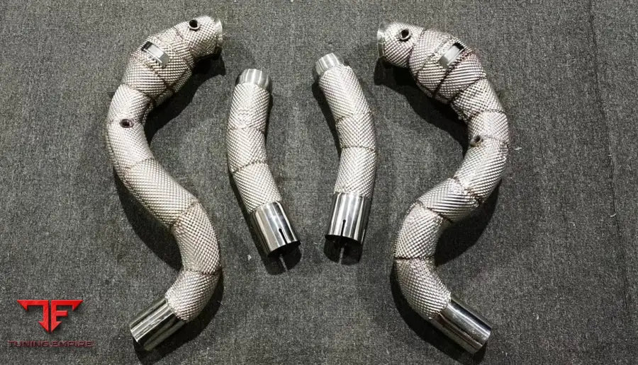 MERCEDES-BENZ GLC63 AMG 4.0T DOWNPIPES CATLESS OR CATTED HEATWRAPPED