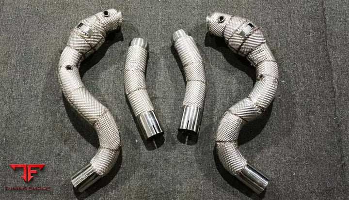 MERCEDES-BENZ GLC63 AMG 4.0T DOWNPIPES CATLESS OR CATTED HEATWRAPPED