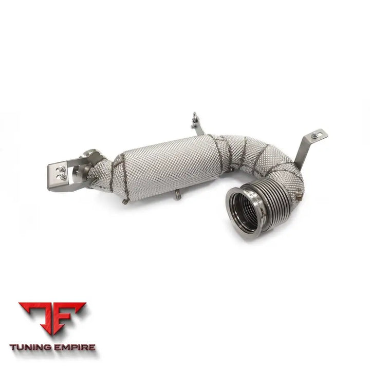 MERCEDES BENZ GLE-CLASS GLE450E W167 STAINLESS STEEL RAZOR EXHAUST DOWNPIPE WITH HEAT SHIELD