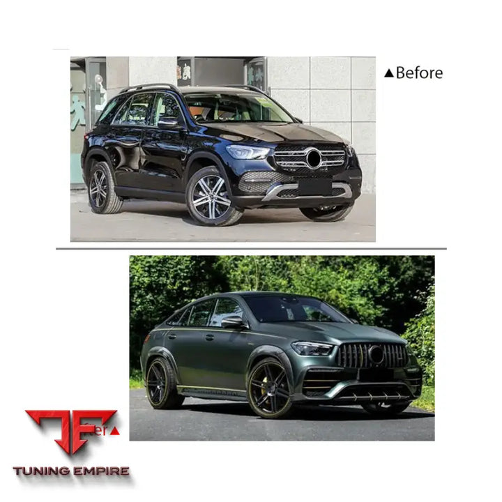 MERCEDES-BENZ GLE COUPE (C167) UPGRADE TO GLE63 AMG BODY KIT 2020-2023Y