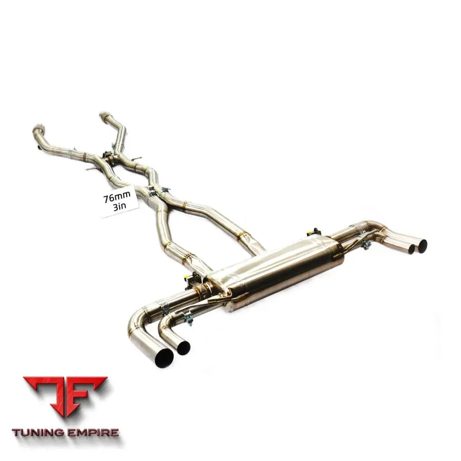 MERCEDES BENZ GLS-CLASS GLS63 X167 4.0T VALVETRONIC STAINLESS STEEL CATBACK RAZOR EXHAUST WITH MUFFLER VALVE