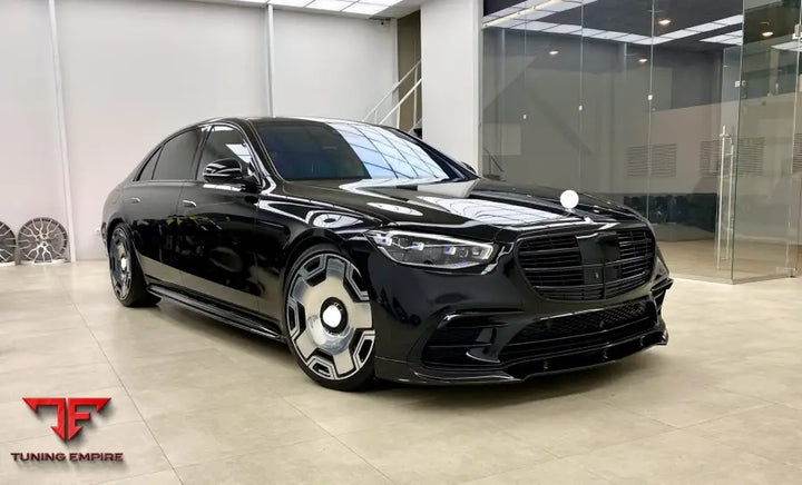 MERCEDES BENZ S CLASS AMG W223 2020 + BLACK AERO BODY KIT