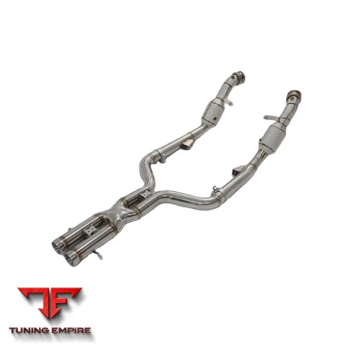 MERCEDES BENZ S-CLASS S600 W221/G500 STAINLESS STEEL RAZOR EXHAUST DOWNPIPE