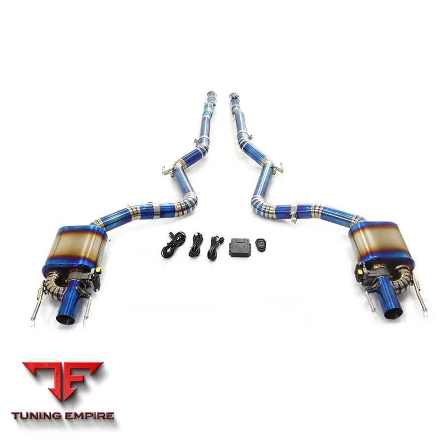 MERCEDES BENZ S-CLASS S600 W221 TITANIUM CATBACK RAZOR EXHAUST WITH MUFFLER VALVE