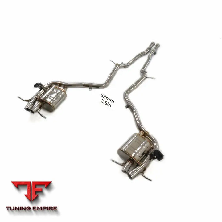 MERCEDES BENZ S-CLASS S63 W223 CATBACK RAZOR EXHAUST WITH MUFFLER VALVE