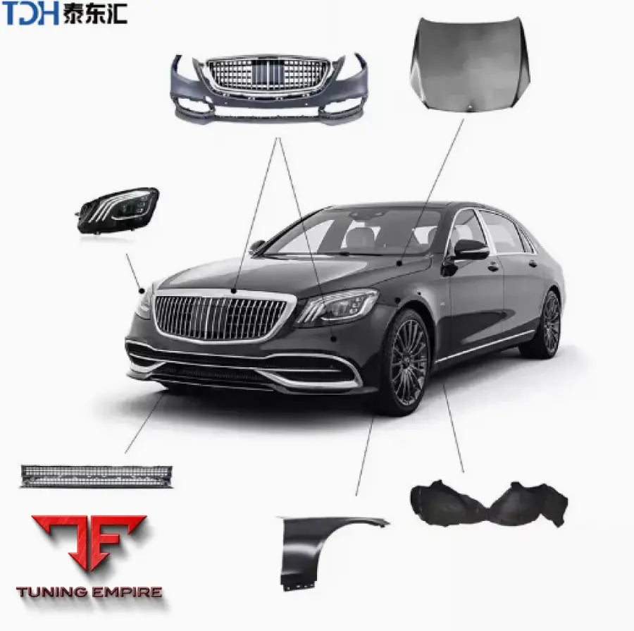 MERCEDES BENZ S CLASS W221 S350/S500/S600 UPGRADE W222 BODY KIT