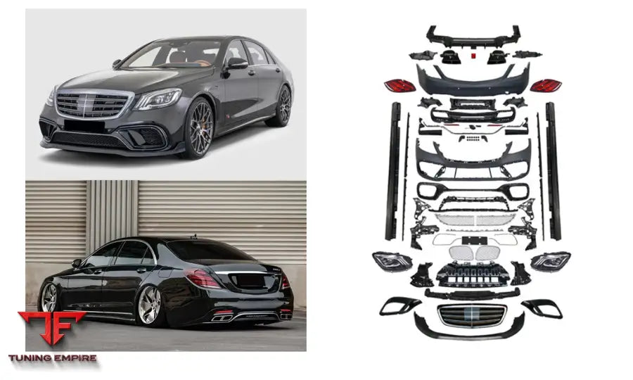 MERCEDES BENZ S-CLASS W222 OLD TO NEW S65 AMG STYLE B700 BODY KIT