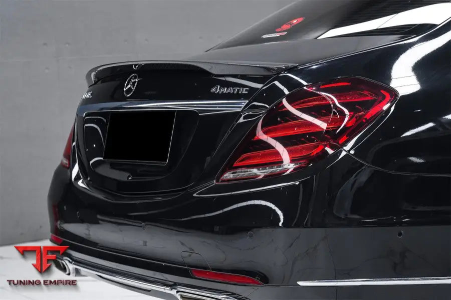 MERCEDES BENZ S CLASS W222 SEDAN S63 S65 AMG RT STYLE CARBON FIBER TRUNK SPOILER BSD