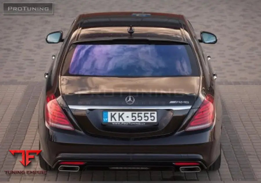 MERCEDES-BENZ S-CLASS W222 TRUNK SPOILER SPORT STYLE CARBON - Price on request - Body Kit