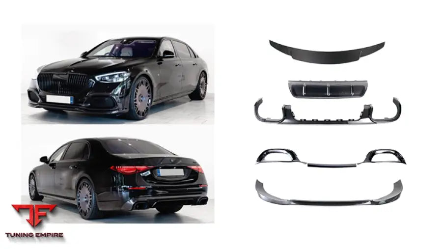 MERCEDES BENZ S-CLASS W223 2021-D580 S680 OEM DRY CARBON SMALL BODY KIT