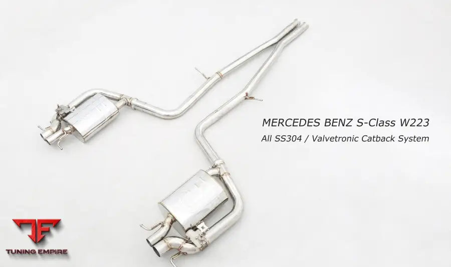 Mercedes Benz S Class W223 All Ss304 Valvetronic Exhaust System