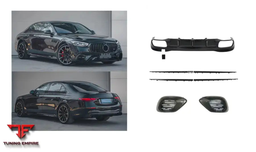 MERCEDES BENZ S-CLASS W223 AMG S63 1:1 DRY CARBON FIBRE PARTS FOR 21 + S-CLASS