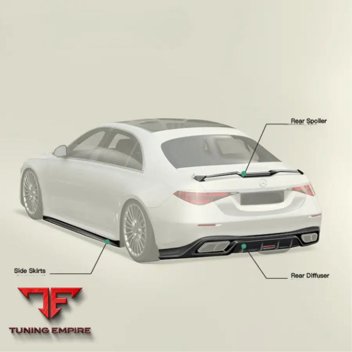 MERCEDES BENZ S-CLASS (W223) CARBON FIBER BODY KIT PARTS