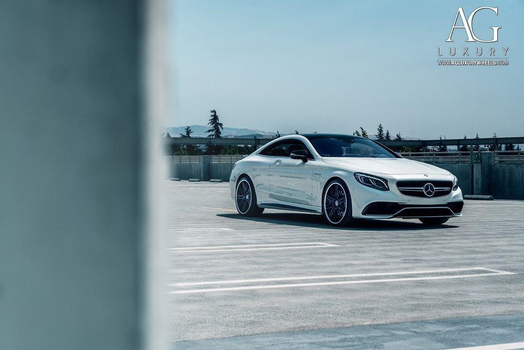 Mercedes-Benz S63 AMG Coupe on custom forged wheels