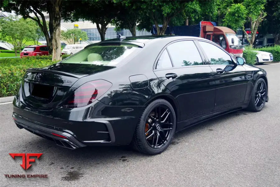 MERCEDES-BENZ S63 W222 SEDAN MSY STYLE REAR BUMPER WITH EXHAUST TIPS BSD
