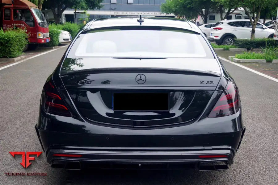 MERCEDES-BENZ S63 W222 SEDAN MSY STYLE REAR BUMPER WITH EXHAUST TIPS BSD