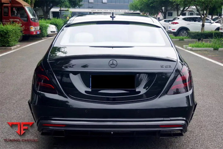 MERCEDES-BENZ S63 W222 SEDAN MSY STYLE REAR BUMPER WITH EXHAUST TIPS BSD