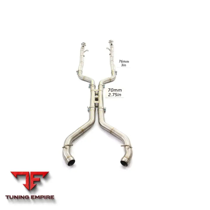 MERCEDES BENZ SL-CLASS SL63 R231 RAZOR EXHAUST MIDPIPE WITH HEAT SHIELD