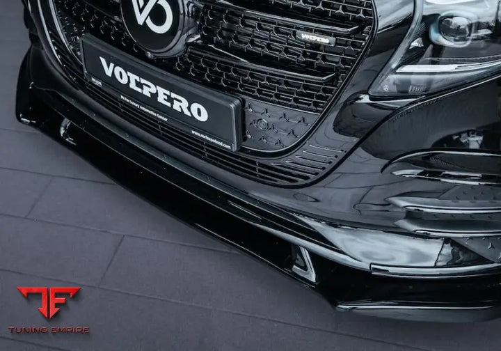 Mercedes-Benz V-Class carbon front lip detail