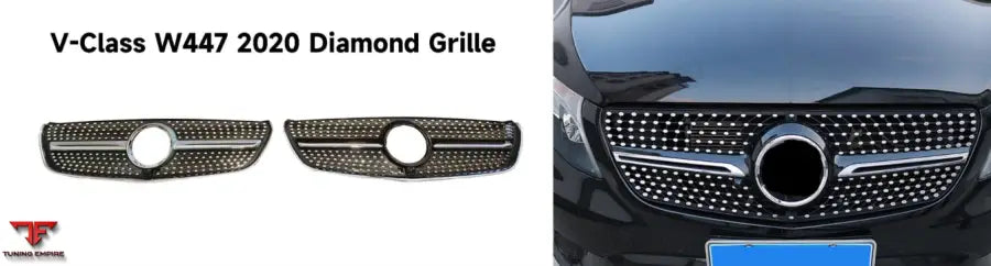 MERCEDES BENZ V CLASS W447 DIAMOND GRILLE 2014-2020Y