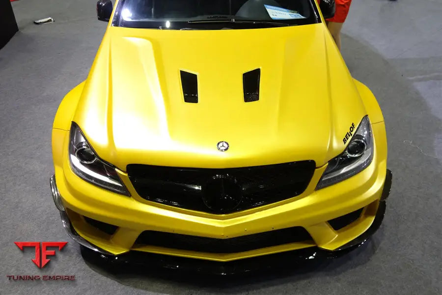 MERCEDES BENZ W204 C CLASS BKSS STYLE HOOD (NOT FIT AMG) BSD