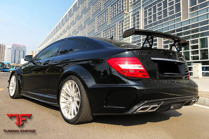 MERCEDES BENZ W204 C CLASS C63 AMG COUPE BKSS STYLE CARBON FIBER TRUNK SPOILER BSD