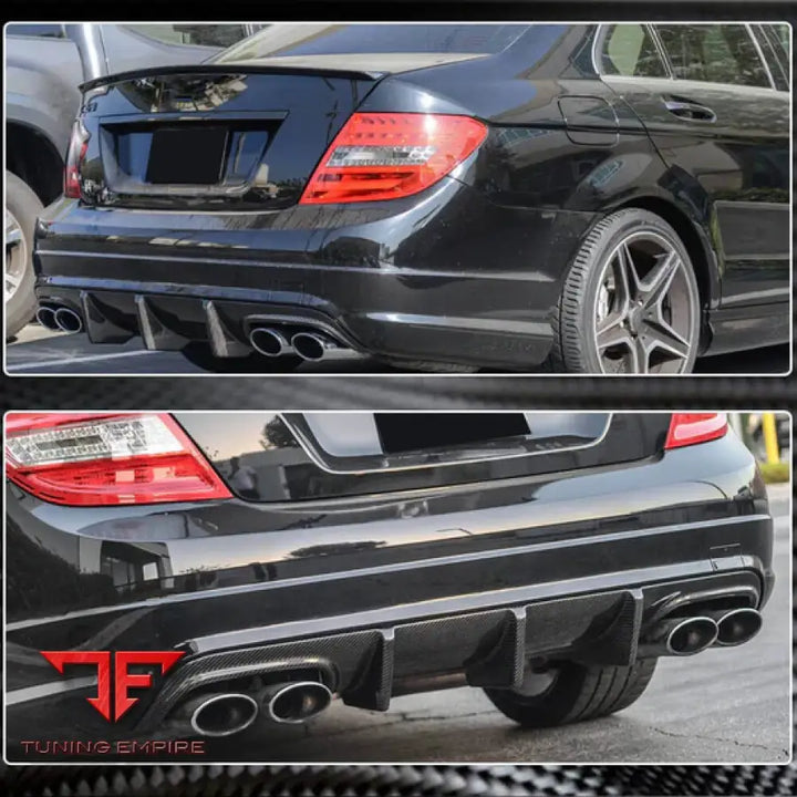 MERCEDES BENZ W204 C63 AMG PRE-FACELIFT CARBON FIBER PARTS 2008-2011Y