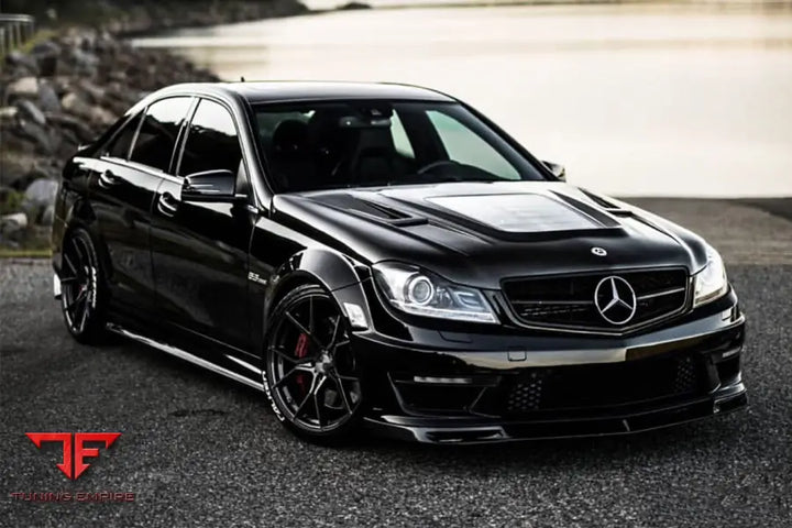 MERCEDES-BENZ W204 C63 AMG RZ STYLE CARBON FIBER SIDE SKIRTS BSD