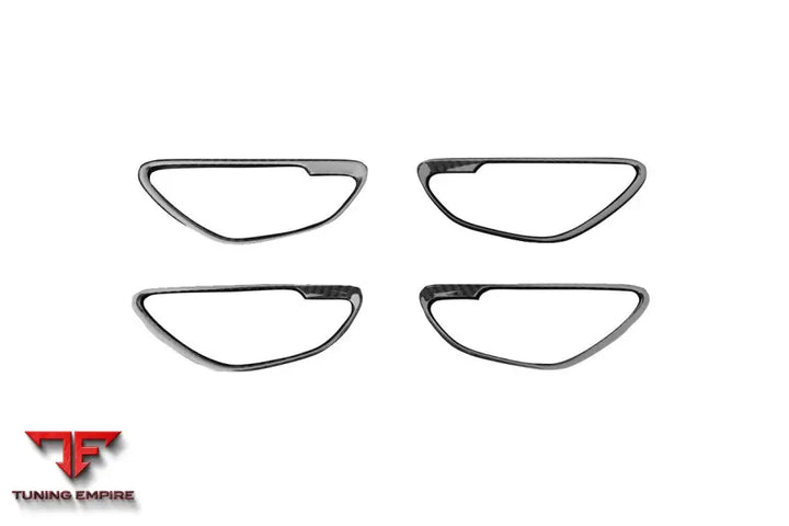 MERCEDES BENZ W205 C CLASS/GLC X253 CARBON FIBER INTERIOR DOOR HANDLE COVER TRIM BSD
