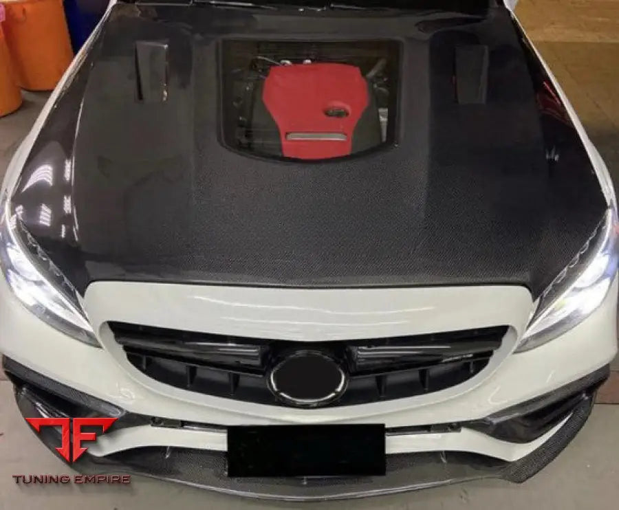 MERCEDES-BENZ W205 C300 C43 2015-2020 4/2 DOORS CARBON FIBER HOOD BONNET