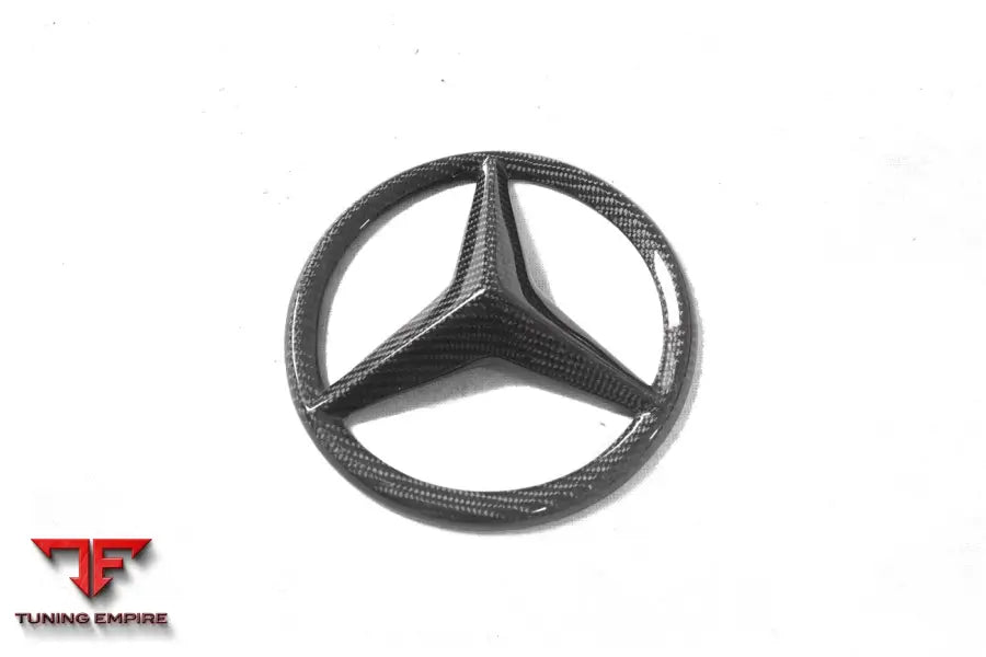 MERCEDES-BENZ W205 C63 & C63S AMG COUPE IMP CARBON FIBER GRILLE LOGO COVER BSD