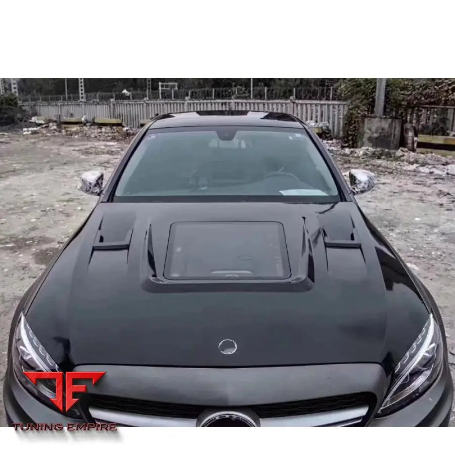 MERCEDES BENZ W205 C63 FRONT BONNET ENGINE COVER