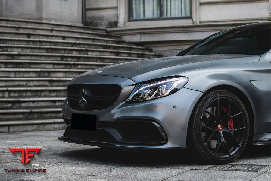 MERCEDES-BENZ W205 C63 & S AMG CARBON FIBER FRONT BUMPER TRIM SET (4PCS) BSD