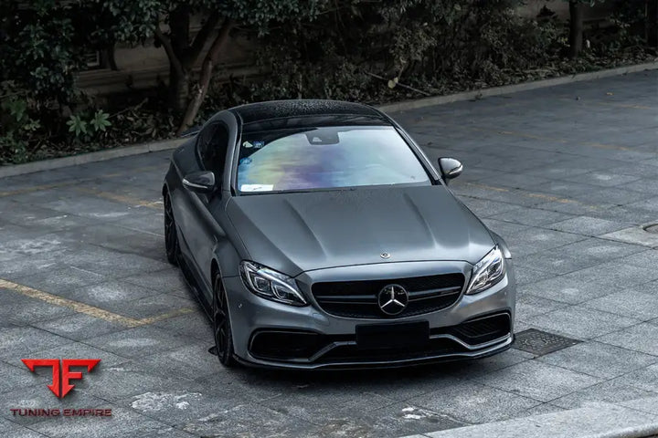 MERCEDES-BENZ W205 C63 & S AMG CARBON FIBER FRONT BUMPER TRIM SET (4PCS) BSD