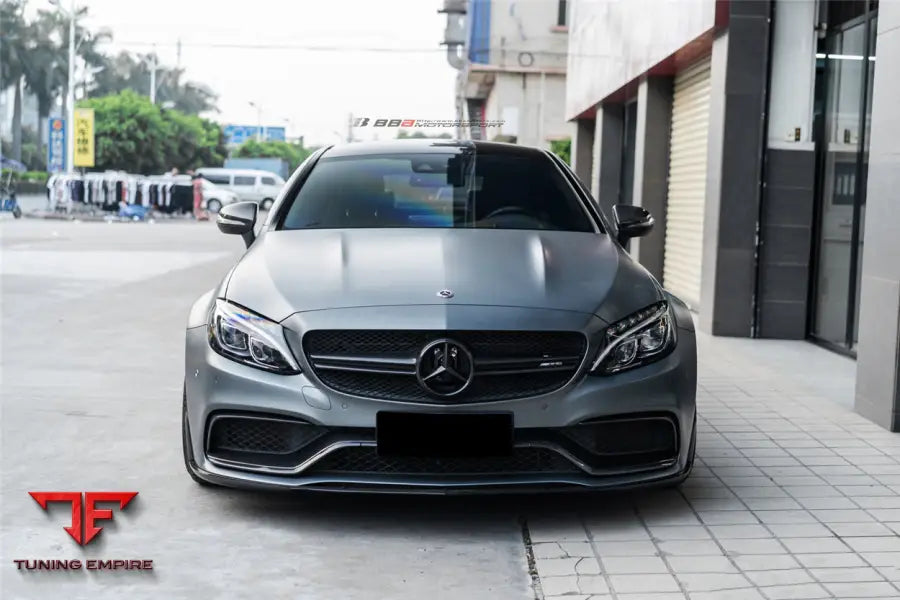 MERCEDES BENZ W205 C63&S AMG CARBON FIBER FRONT CANARDS BSD