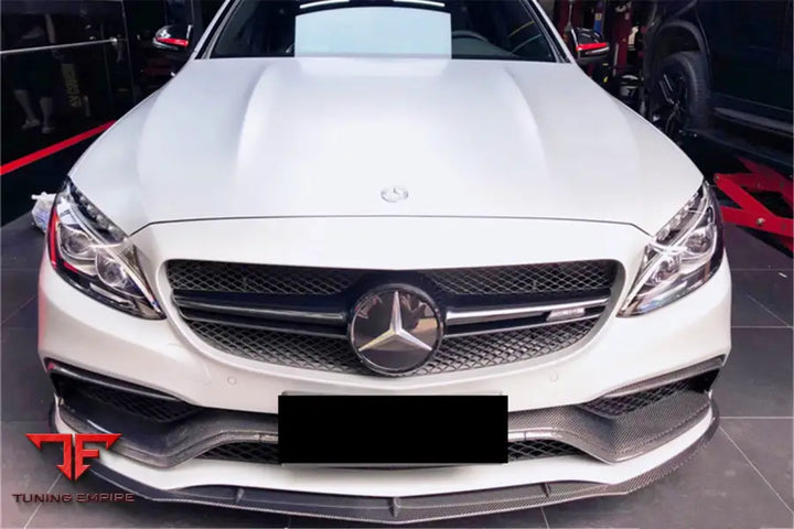 MERCEDES BENZ W205 C63&S AMG CARBON FIBER FRONT CANARDS BSD