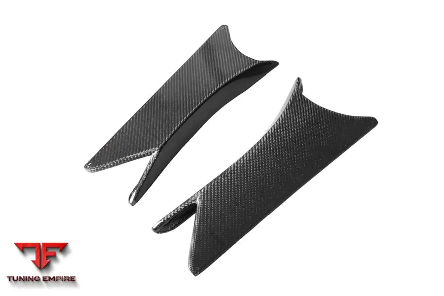 MERCEDES BENZ W205 C63S AMG SEDAN IMP PERFORMANCE CARBON FIBER REAR CAPS BSD