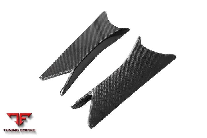 MERCEDES BENZ W205 C63S AMG SEDAN IMP PERFORMANCE CARBON FIBER REAR CAPS BSD