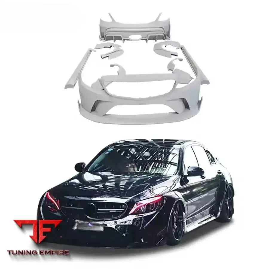 MERCEDES BENZ W205 CARBON FIBER WIDEBODY KIT