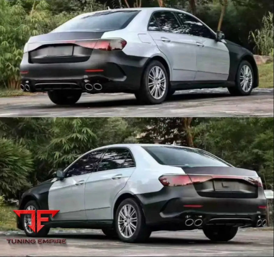 MERCEDES BENZ W212 TO W214 E53 UPGRADE BODY KIT FRONT & REAR BUMPER