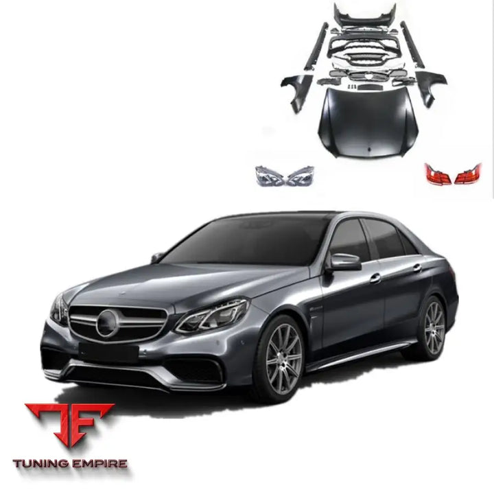 MERCEDES BENZ W212 UPGRADE E63 FULL CAR BUMPER WITH LIGHTS