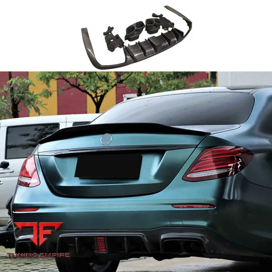 MERCEDES BENZ W213 E63 B STYLE DRY CARBON FIBER FIT