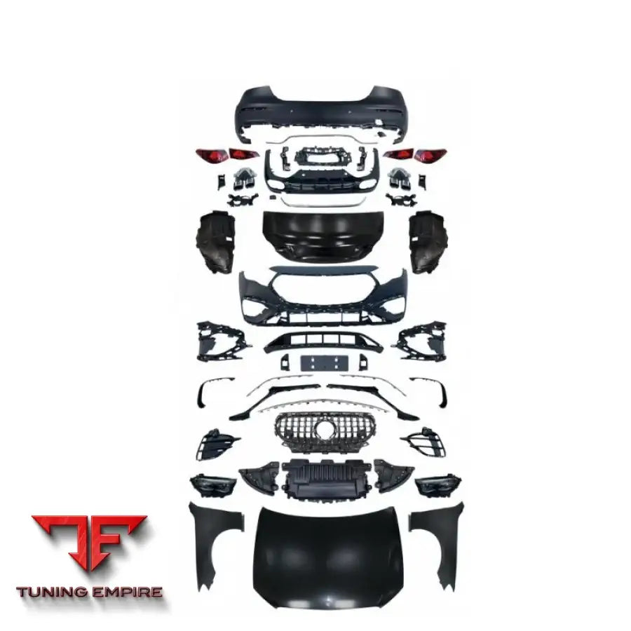 MERCEDES BENZ W213 TO W214 UPGRADE BUMPER WITH LIGHTS AND BODY KITS