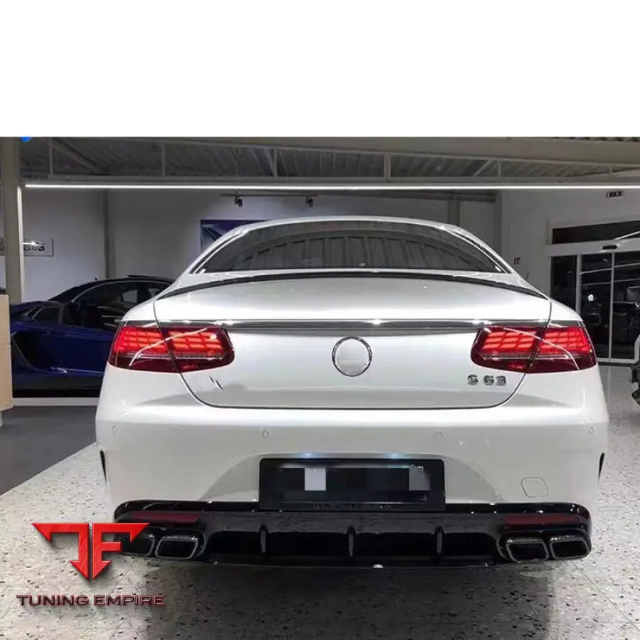 MERCEDES-BENZ W217 COUPE S63 STYLE REAR DIFFUSER EXHAUST