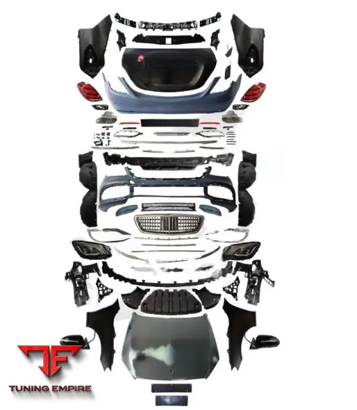 MERCEDES BENZ W221 2006-2013 UPGRADE TO W222 2017-2020 MAYBACH STYLE CONVERSION BODY KIT