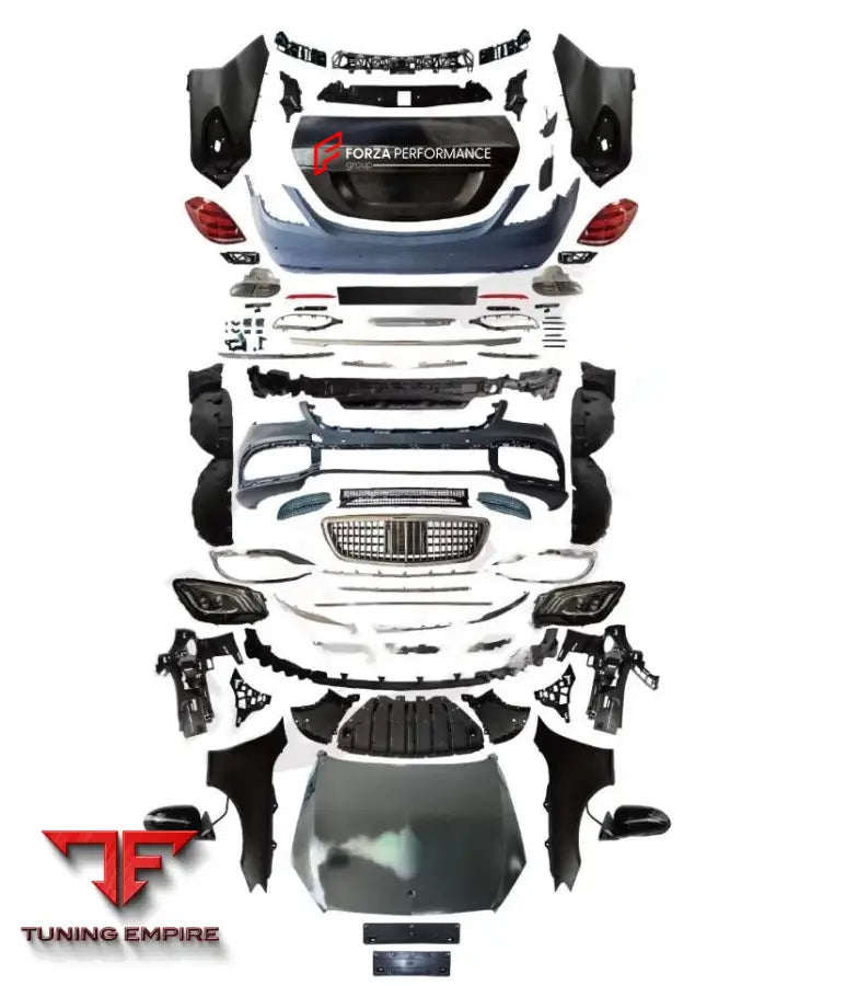 MERCEDES BENZ W221 2006-2013 UPGRADE TO W222 2017-2020 MAYBACH STYLE CONVERSION BODY KIT