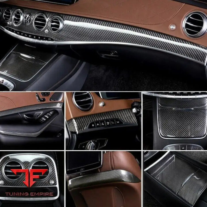 MERCEDES-BENZ W222 S400 S500 S63 INTERIOR CARBON FIBER FULL SET
